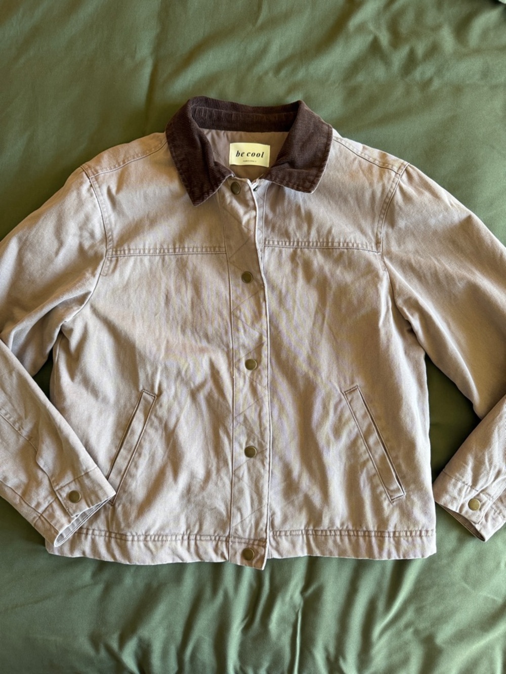 {BOHME} Roman Chore Jacket Mauve S - Picture 3 of 8